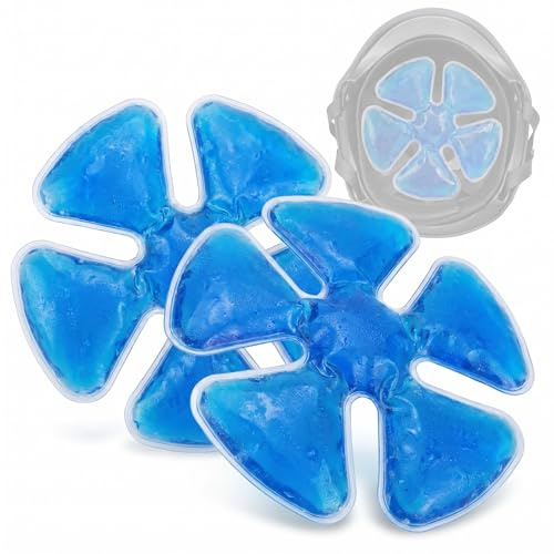 Ice Pack for Hard Hat, Helmet Cooling Pad, Blue, 2 Pack