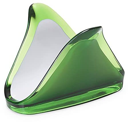 Omada Design Serviettenhalter, Handtuchhalter aus Acryl, Linie Square, Grün