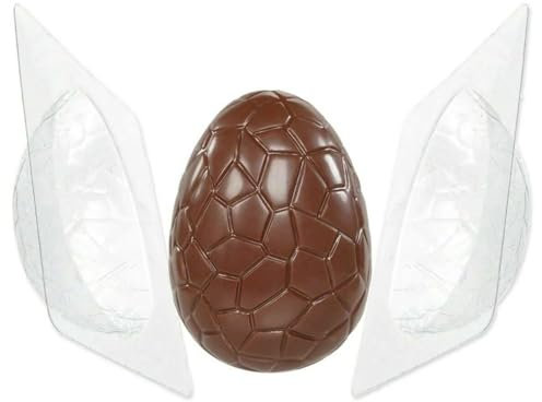 2 Chocolate Egg Moulds Reusable Easter Kids Craft Melt Candy Bake Jelly Large Party Mold