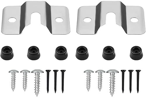 Lohill 2 Sätze Dartscheibe Halterung Wand Aufhängen Halterung Set Schrauben Kit für Montagehalterung Kit Wandbehang Tragbare Dartscheibe Set