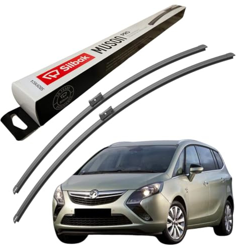 Silbak Windscreen Wipers, fits for VAUXHALL ZAFIRA TOURER (01/2012-12/2019) Front Wiper Blades, 800mm/700mm