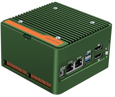 PeeliCeeli 4 Bay NAS Mini PC with 4 x NVMe, i3 N305 Micro NAS Server for Home Pocket, Dual 2.5GbE i226V Network Attached Storage with USB3.2, Win 11 Pro, DDR5 8GB RAM 128GB SSD
