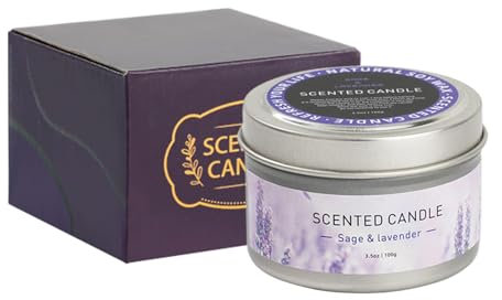 SageCandles für die Reinigung, SageCandle, Kerzen zur Reinigung des Hauses Negative Energie, reine Energie, Reinigungskerze, natürliche Duftkerze für positive Energie und Meditation