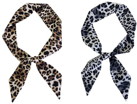 2 Sciarpe Con Stampa Leopardata, Sciarpa Con Stampa Leopardata Da Donna, Sciarpa Alla Moda, Decorazione Sciarpa Personalizzata, Accessori Di Abbigliamento