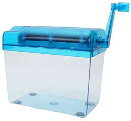 STOBOK Distruggidocumenti Manuale Mini Distruggidocumenti Per Ufficio Scuola E Casa Ingresso Carta Da 123 Mm Larghezza Striscia Da 3 Mm Facile Da Usare