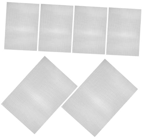 Angoily Malla De Alambre Acero Inoxidable 6pc 20 Mallas 12x8 Cm Red Ventanas Jardín