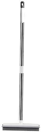 VALICLUD Multi-purpose Wood Floor Brush for Pet Hair Carpet Rake Bathroom Floor Long Handle Easy to Clean