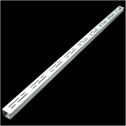 Scarico sottile a canale, 100 cm di lunghezza, in acciaio inox, rimovibile, kit di scarico per grondaia, copertura stretta per marciapiede, casa, garage, giardino