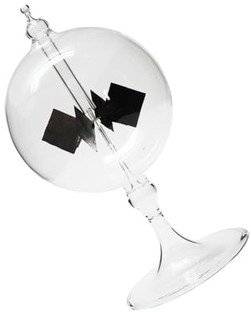 UPKOCH Radiomètre Solaire De Crookes Verre Transparent Girouette à Énergie Solaire Décoration pour Maison Bureau