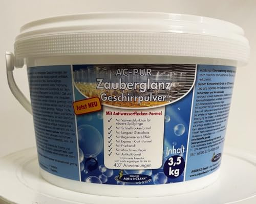 AC PUR Zauberglanz Geschirrpulver Spülmaschinenpulver 3,5 kg All-in-1