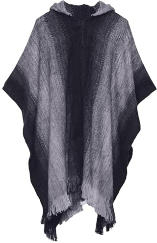 Gamboa Poncho Uomo Cappotto Giacca Leggero Poncho Coperta Inverno