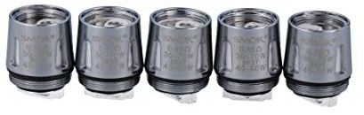 Smok TFV8 Baby Coils, 5 en un paquete (V8 Baby-X4), Sin Tabaco y Sin Nicotina