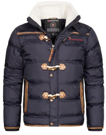 Geographical Norway Herren Winter Jacke Aviel Men (Small, Navy)