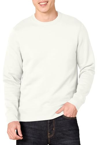 Amazon Essentials Hombre Sudadera de Forro Polar con Cuello Redondo (Disponible en Tallas Grandes y Largos Especiales)