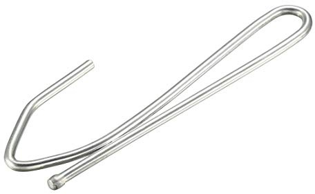 UXCell Pin-On Drapery Hooks - Zinc Plated Long Shanks 2.7 for Window, Door and Shower Curtains - 40 Pcs