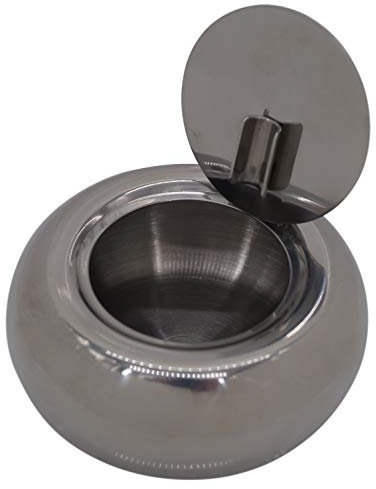 GERMANUS Outdoor Gastro Aschenbecher für Terrasse, Edelstahl, massiv