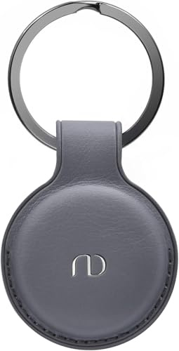 Nereides Hülle kompatibel mit Apple AirTag, PU Leder Schlüsselanhänger | Hochwertige PU-Leder Hülle für Apple AirTag. Ganzkörperschutz gegen Kratzer und Stöße, inklusive praktischem Schlüsselring.