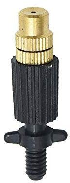 Gota de riego de jardinería Boca de agua de latón Boquilla de agua de cobre Boquilla de niebla DIY Micro Drip Planta de irrigación Autocompletar Mistarias Rociado Conector roscado 10pcs