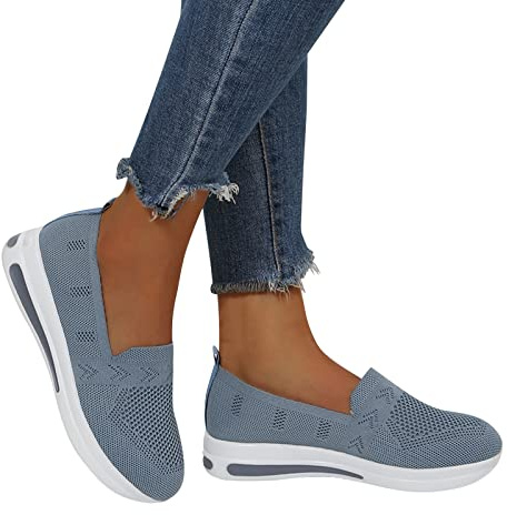 MJGkhiy Sneakers Donna Senza Lacci Estiva Comode Slip On Scarpa Outdoor Trekking Tennis Jogging Palestra Scarpe Da Ginnastica Sneakers Leggere Corsa Sportive Sneaker Offerte Running Scarpe Camminata