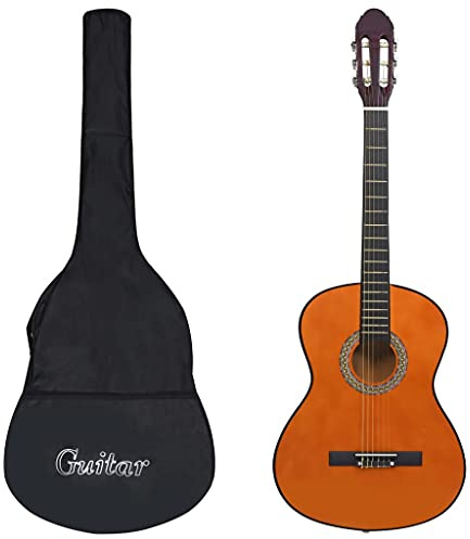 prissent Klassische Gitarre Gut für Anfänger mit Koffer 4/4 39 Gitarre Holz Kinder Gitarre Mittelschule Gitarre Anfänger Gitarre Kind Gitarre für Kinder 12x3x4 Zoll