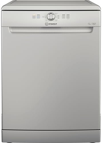 Indesit Push and Go D2F HK26 S UK 14 Place Setting Dishwasher - Silver