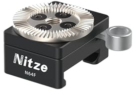 Nitze NATO-Klemme mit ARRI Standard Rosette, Quick Release NATO Clamp with Rosette für Kamerakäfig Monitor-Käfig Magic Arm - N64F