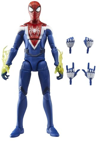 Marvel Legends Series Gamerverse Miles Morales Upgraded Suit Style, Spider-Man 2 Video Game-Inspired Collectible 6 Inch Action Figure