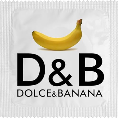 CALLVIN | 1 Stück | lustiges und originelles Geschenk | Andenken | weiches und widerstandsfähiges Latex | hergestellt und bedruckt in Frankreich (Universal, Dolce & Banana)