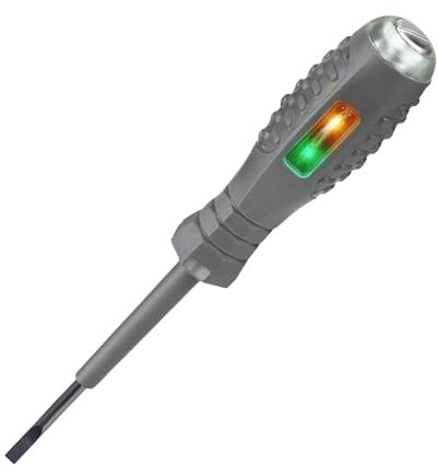 Tournevis testeur de courant - Tournevis testeur de tension - Tournevis avec couple - Tournevis magnétique puissant avec indicateur lumineux pour détection de courant pour garage et S