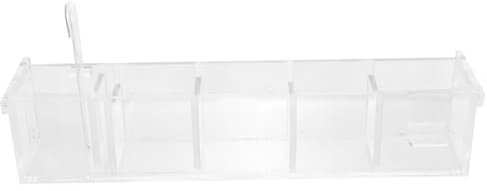 Toddmomy Caja Filtro de pecera Bomba de Piscina Recipiente de Agua con Grifo Bomba de Transferencia de Agua Tanques colador Suministros de Acuario filtros para pecera Acrílico Transparent