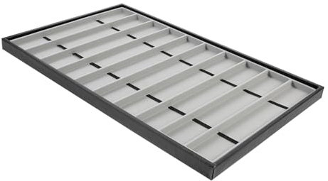 WRITWAA Bandeja De Exhibición Para Relojes 10 Ranuras Organizador Para Coleccionistas Interior De Franela Negra Borde De Cuero Almacenamiento Protector Para Uso Doméstico