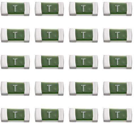 Create idea 20 Stück 5 A 32 V SMD-Sicherung 0603 schnell wirkende Dünnschicht-Sicherungen für Oberflächenmontage, Code T 494 Serie