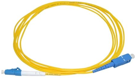 JPVLCNDJ Cavo patch in fibra ottica da 3 metri LC UPC-SC UPC monomodale Simplex FTTH Cavo jumper in fibra ottica
