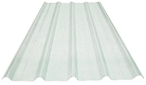 Sxlawesom Polycarbonat-Platten Polycarbonat-Gewächshaus-Dachpaneele Wasserdicht und flammhemmend Klare Kunststoffdächer für Gewächshäuser als Ersatz(84x140cm)