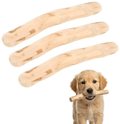 KbouZgxa 3 Kaffeeholz Für Welpen, Entspannendes Kaffeeholz Für Hunde, Natürliche kauholz für Hunde Sammlung, 12-15cm Länge Mit 1.5-2cm Stärke
