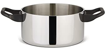 Alessi 90101/16 T La Cintura di Orione Casseruola, in Trilamina/AISI 430, Alluminio, Acciaio Inossidabile 18/10, 16 cm