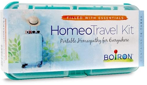 Boiron HomeoTravel Kit - Contains 16 of The Most Recommended Homeopathic Medicines for Travel