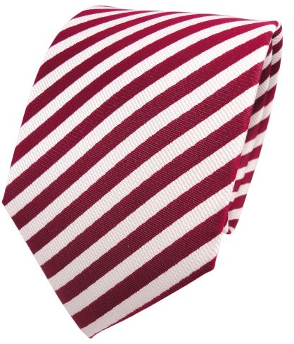 TigerTie Designer Seidenkrawatte in gestreift gemustert - Krawattenbreite 8 cm