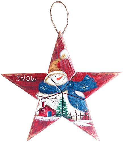 PEARL Weihnachtsdeko Holz: Holz-Sternhänger (Hängedeko Weihnachten, Hängedekos Weihnachten, Weihnachtsstern)