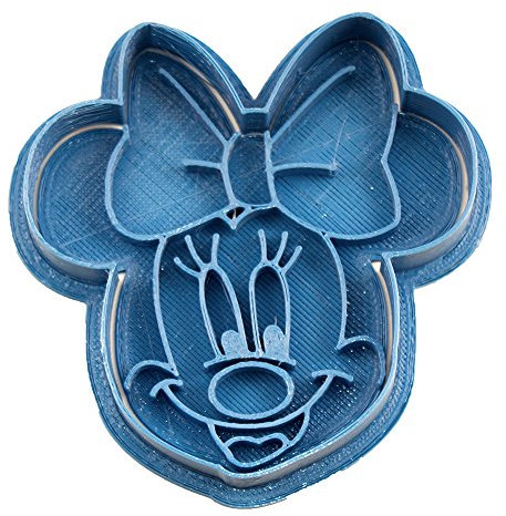 Cuticuter CGMINNIECARA Ausstechform, Minnie, blau, 8 x 7 x 1,5 cm