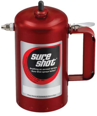 Milwaukee Sprayer 1000R Enameled Steel Sprayer Model-A Red, 1 quart