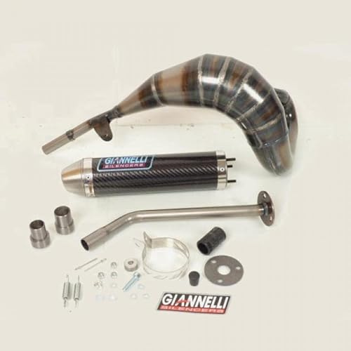 GIANNELLI Auspuff kompatibel mit Moto Beta 50 RR Biker SM nach 2012 34083HF 34692HF