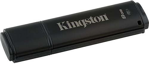 Kingston DataTraveler 4000 G2 Management Ready - USB flash drive - encrypted - 8 GB - USB 3.0 - FIPS 140-2 Level 3 - TAA Compliant