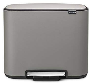 Brabantia Bo Pedalhink, Mineral Concrete Grey, 1 innerhink (36L)