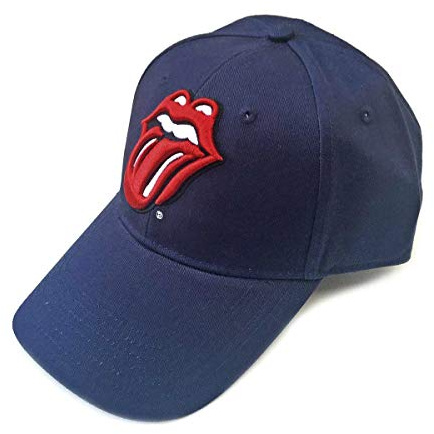 Rolling Stones Men's Classic Tongue (Navy Blue) Baseball Cap Navy