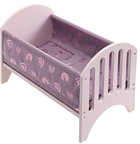 howa Puppenbett Rainbow aus Holz 21402