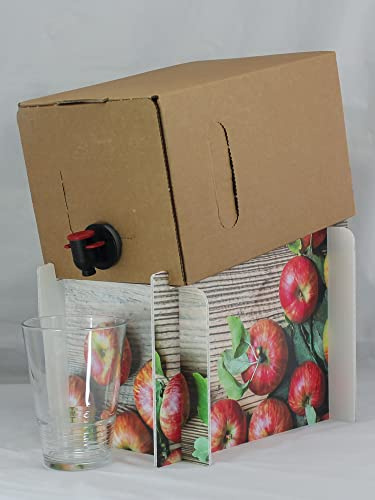 Bag in Box Ausschankständer Saftständer Ständer für 5 L Saft-Box (Apfel)