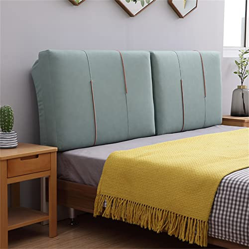 Kopfteil Ruhekissen,Wandkissen, Lesebettruhekissen, Gepolsterte Lendenwirbelsäule, Bettrückenlehne, Weiche Hülle Für Tagesbett, Etagenbett, Bank,B,with headboard 70.8/180cm