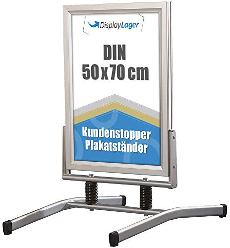 DisplayLager - Kundenstopper Wind-Line Lux, 45mm Alu Klapprahmen (50 x 70 cm)