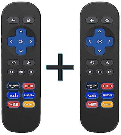 Sostituzione Universale per Rok Box Telecomando, Adatto Anche per il Telecomando di Now TV Box, Senza Necessità di Installazione - 2 pezzi